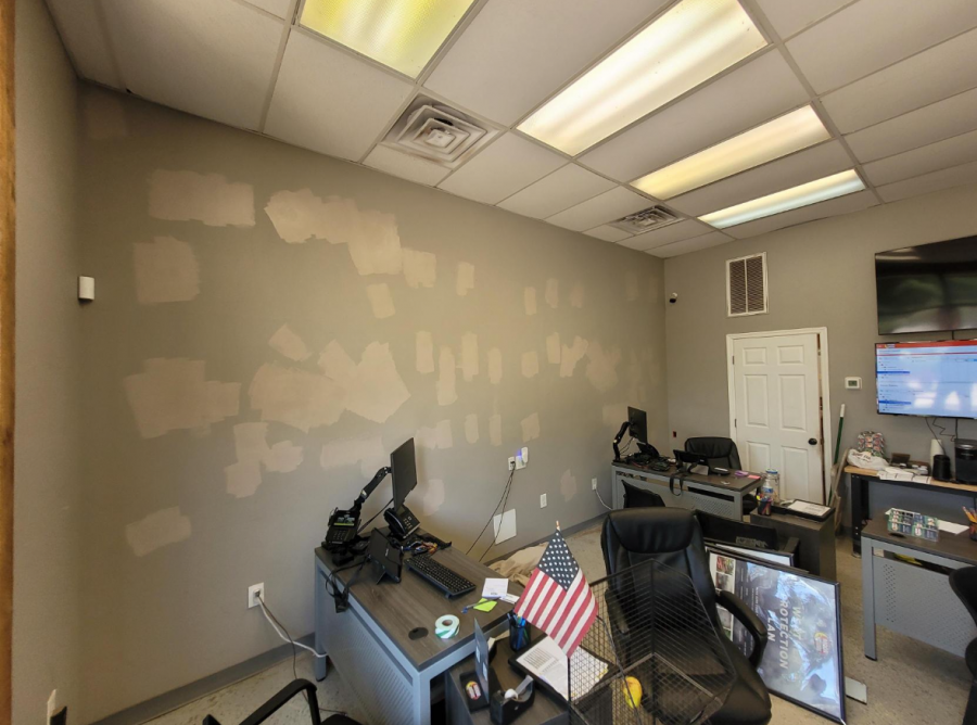office wall with patching Preview Image 5