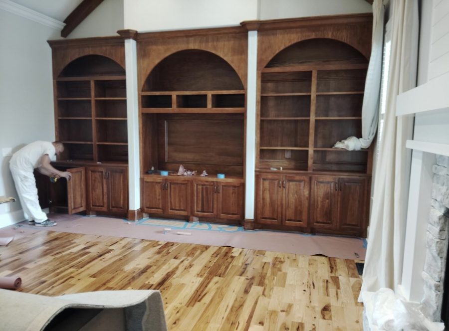 room with wooden built-ins Preview Image 1