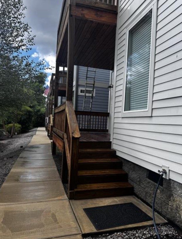 wooden steps on home exterior Preview Image 6