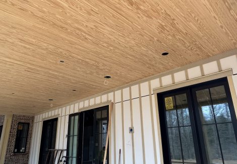 front porch of house