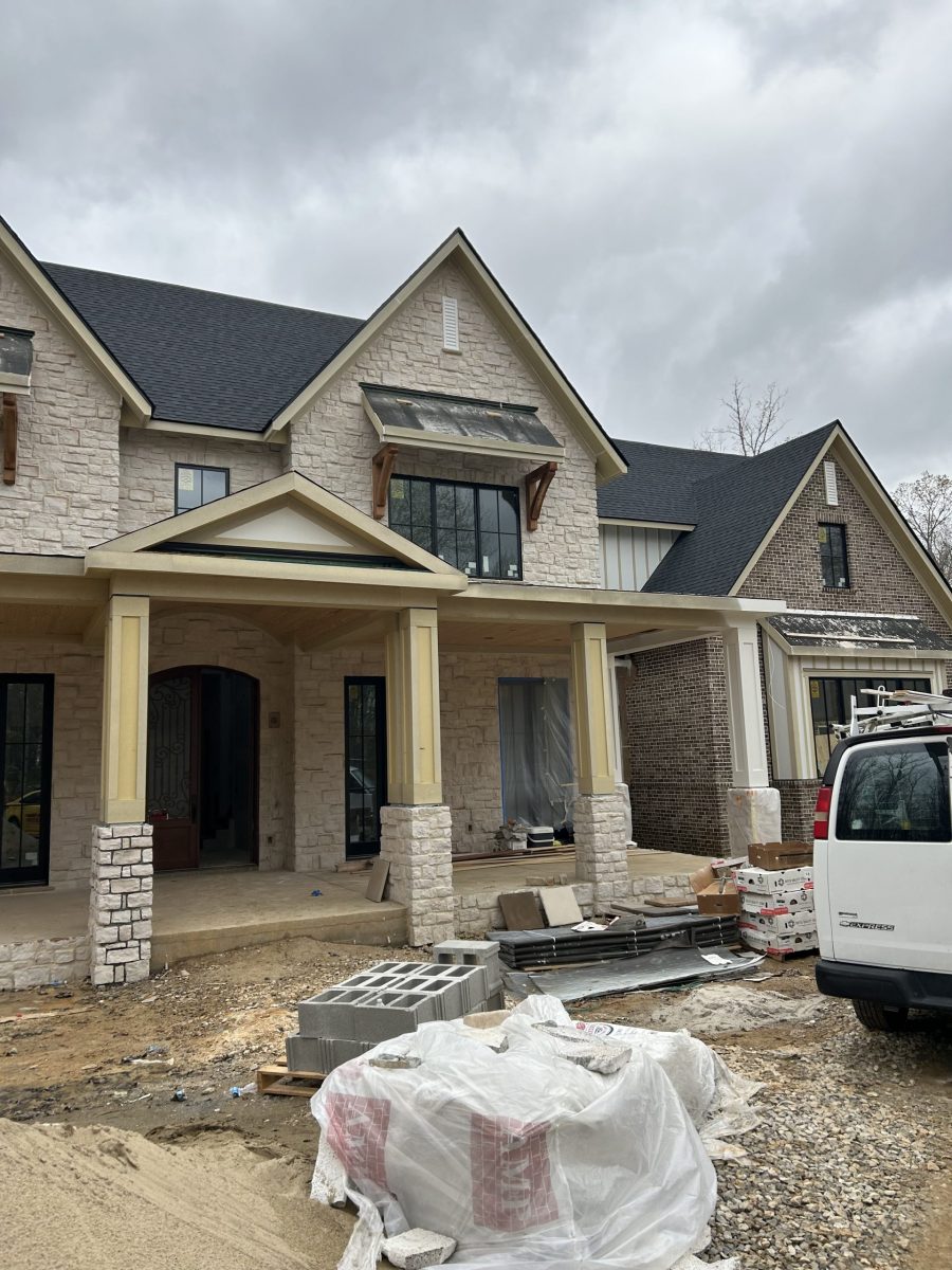 exterior of house during painting project Preview Image 6