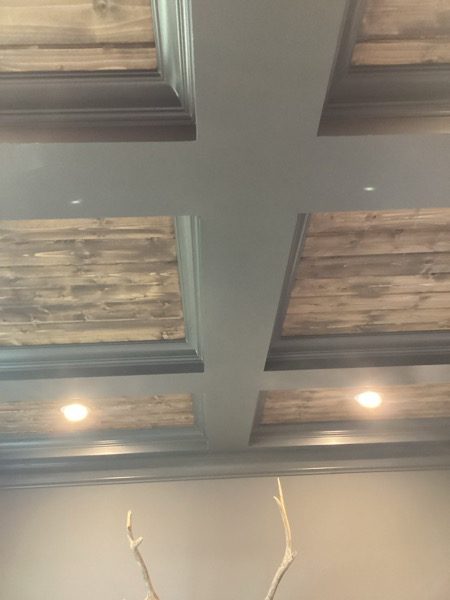 ceiling with wooden recessed panels Preview Image 1