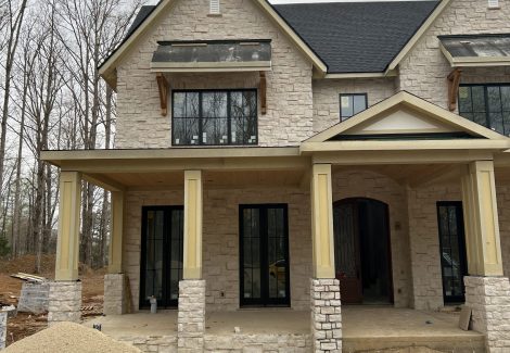 exterior front of house