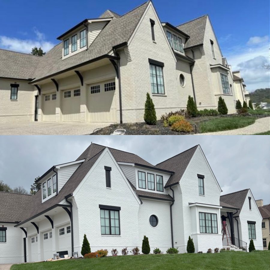 before and after of painted house exterior Preview Image 2