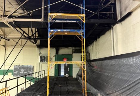 scaffolding for paint project