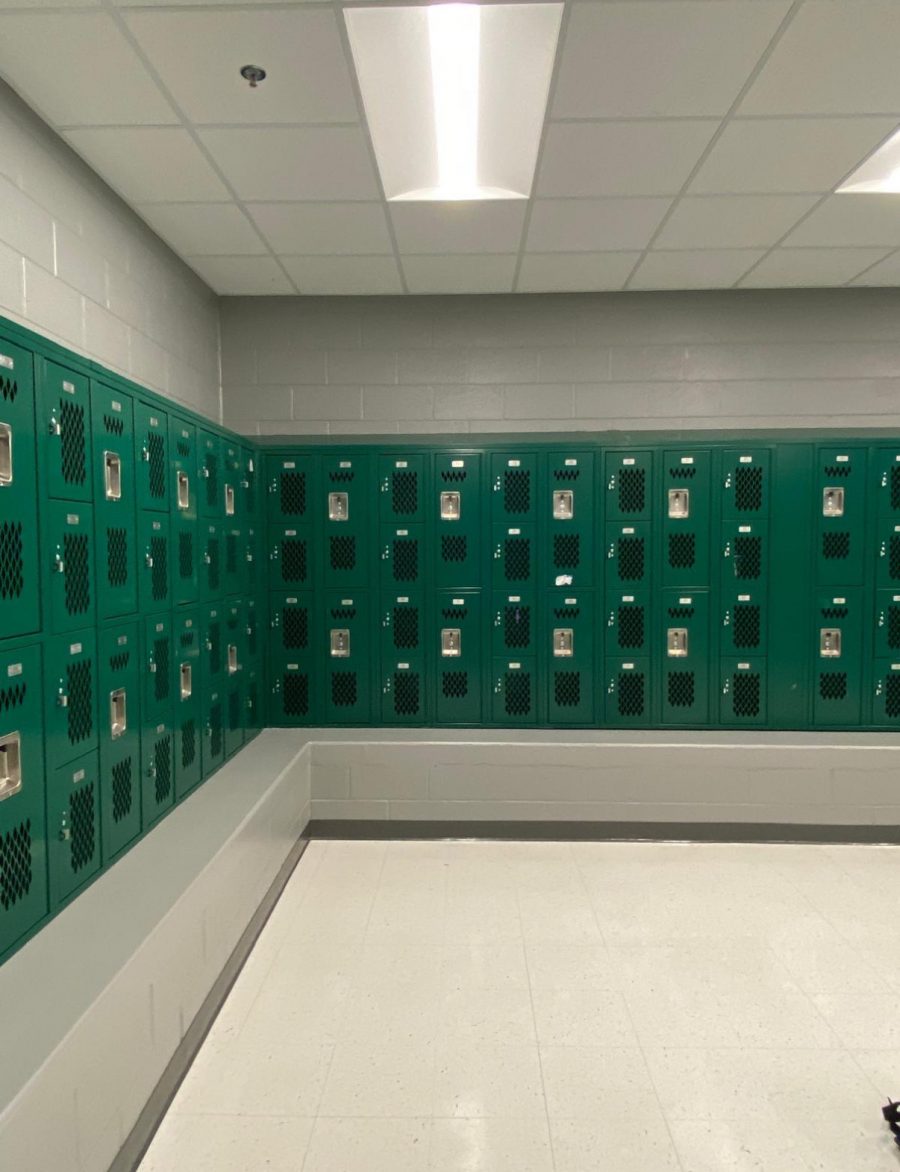 painted school locker room area Preview Image 1
