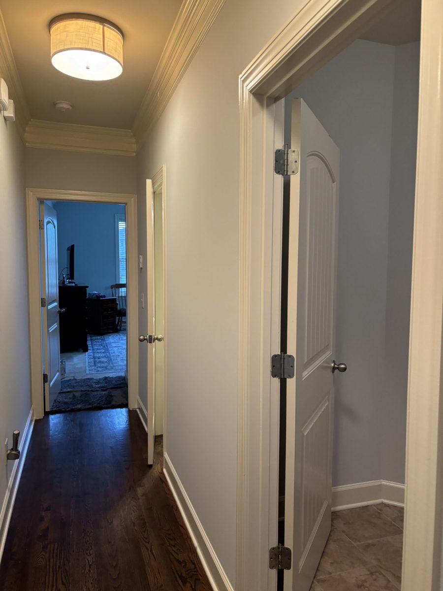 hallway interior after white repaint Preview Image 1