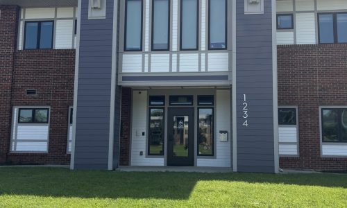 Completed Exterior with Fresh Colors