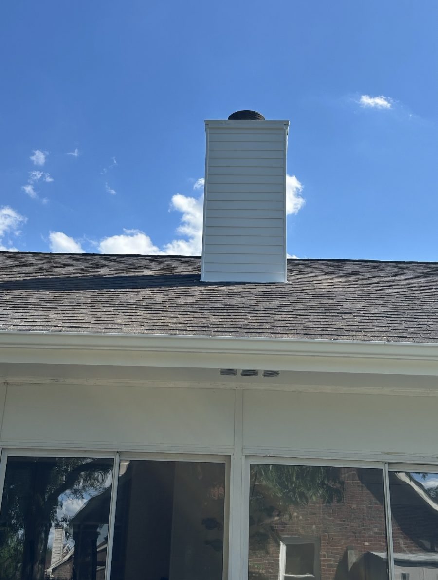 chimney with painted hardie Board siding Preview Image 2