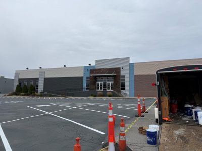 church exterior after repaint