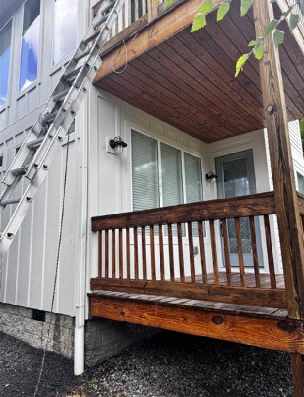 wooden deck and balcony attached to house Preview Image 7