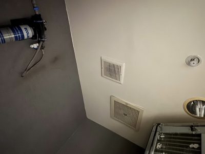 ceiling after drywall repair