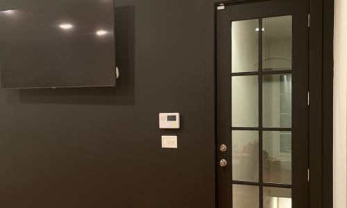 Freshly Painted Accent Wall