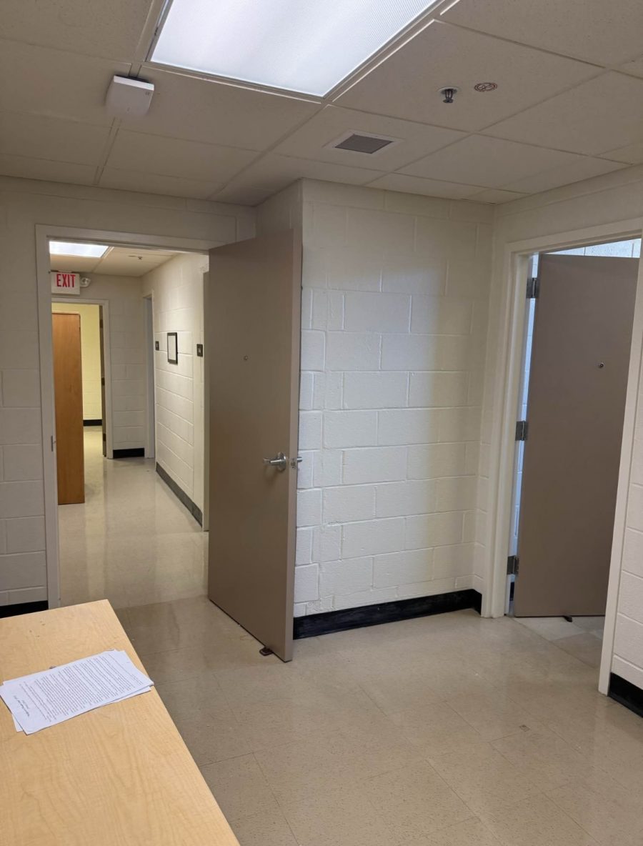 repainted dorm room with furniture pushed to center of room Preview Image 1