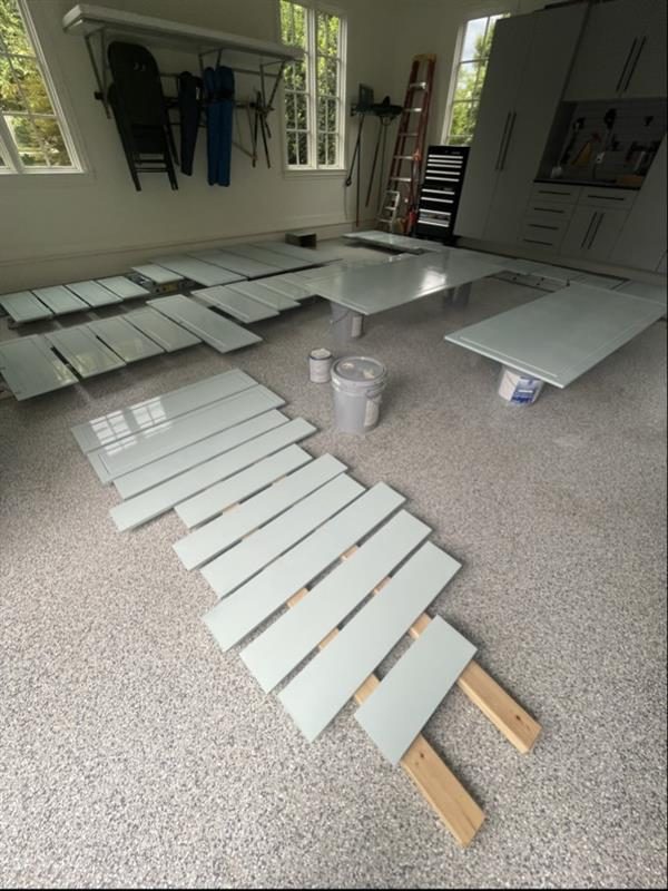 painted cabinet doors drying Preview Image 10