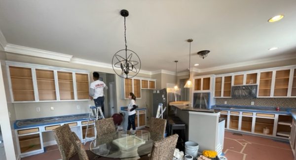 Cabinet Removal Repaint
