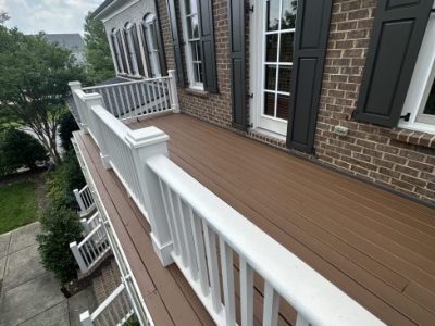 residential deck staining