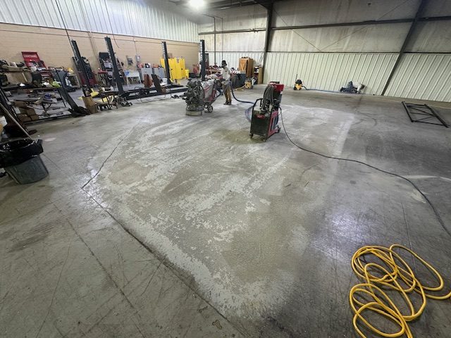 warehouse floor with grinder Preview Image 3