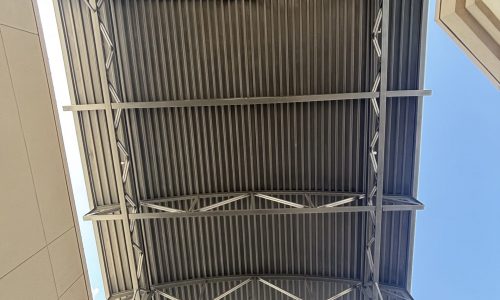 Detail View of Overhang Finish