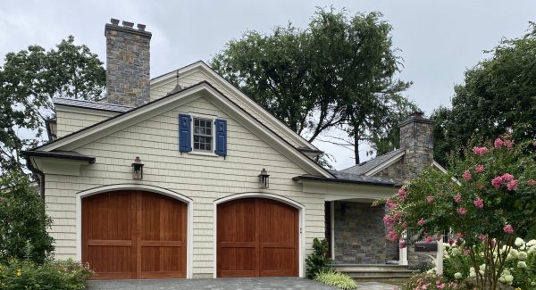 Stained Garage Door Exterior Staining Project