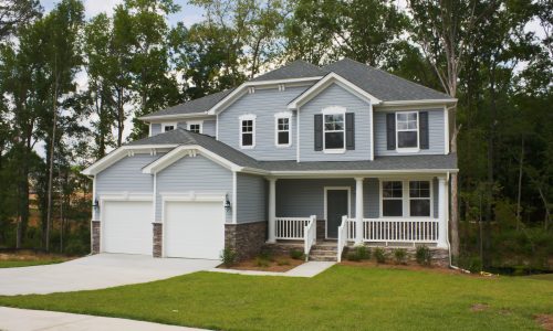 Residential Exterior Door Staining