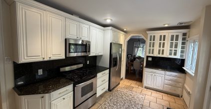 White Painted Kitchen Cabinets