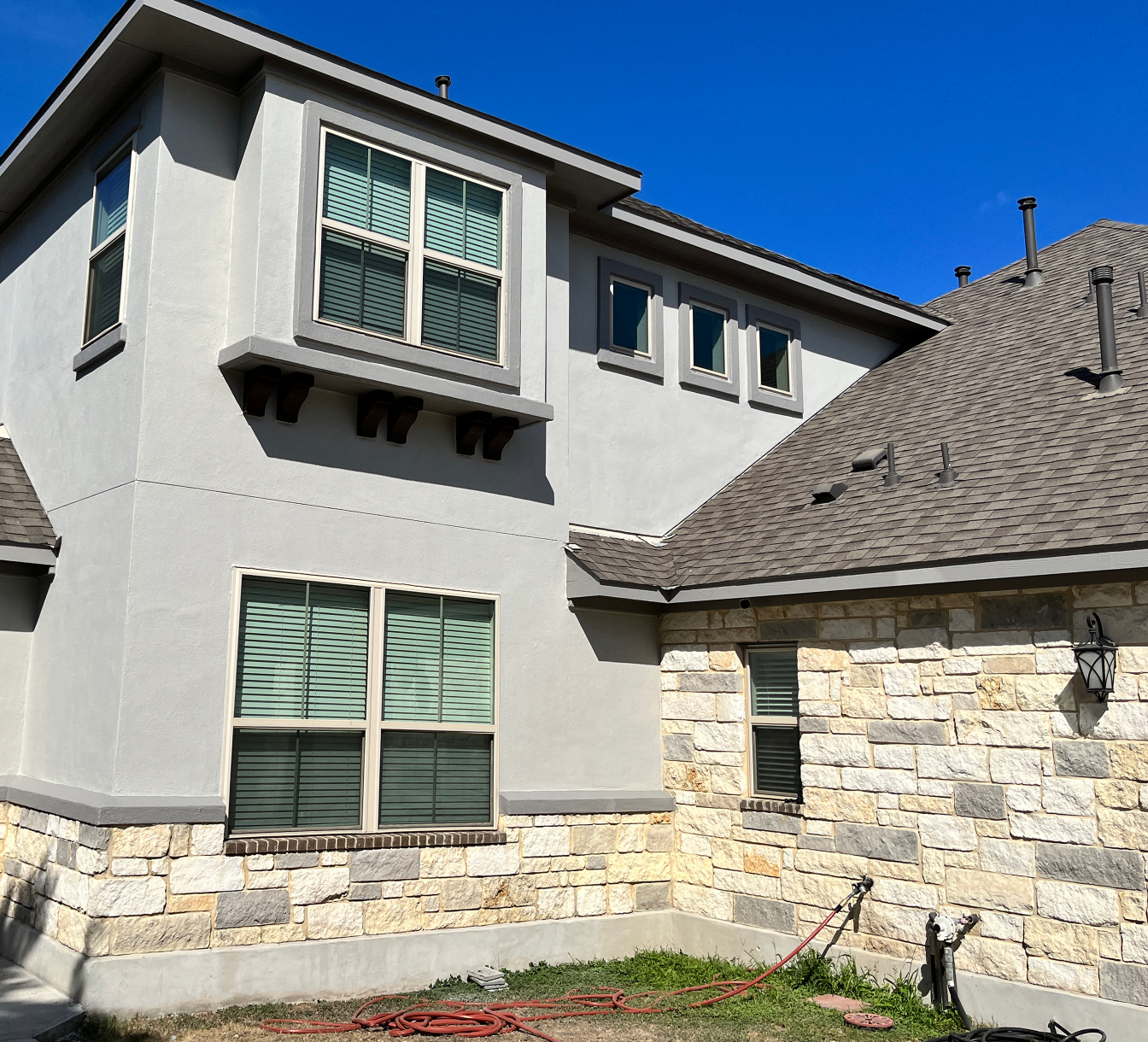 Stucco House Painting & Repair in New Braunfels, TX After