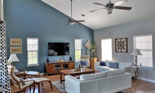 Interior Painting Transformation in the Living Room