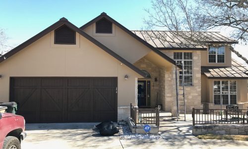 Gold Stucco Exterior