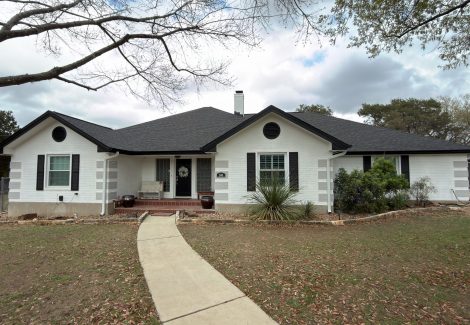 Brick Home Exterior Paint Project