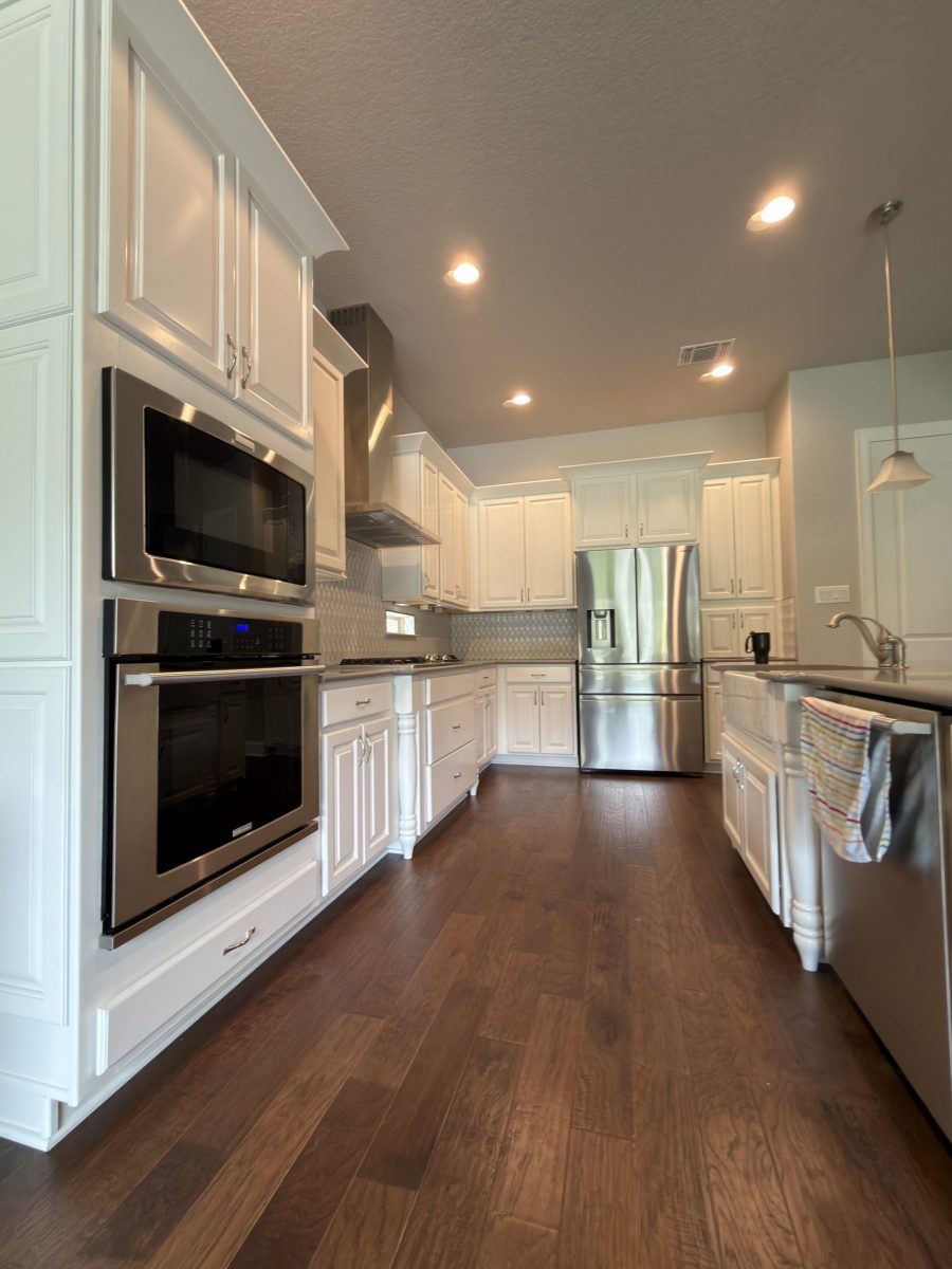 home kitchen interior with white painted cabinets Preview Image 1