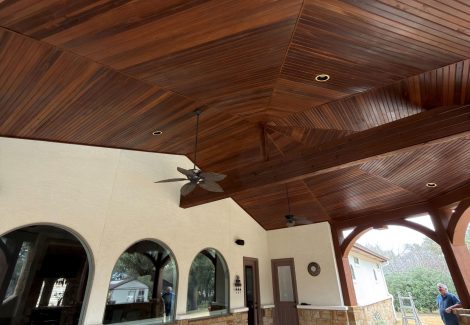 Outdoor Ceiling Stain & Seal