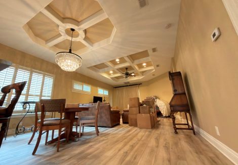 Complete Interior Repaint and Accent Ceiling