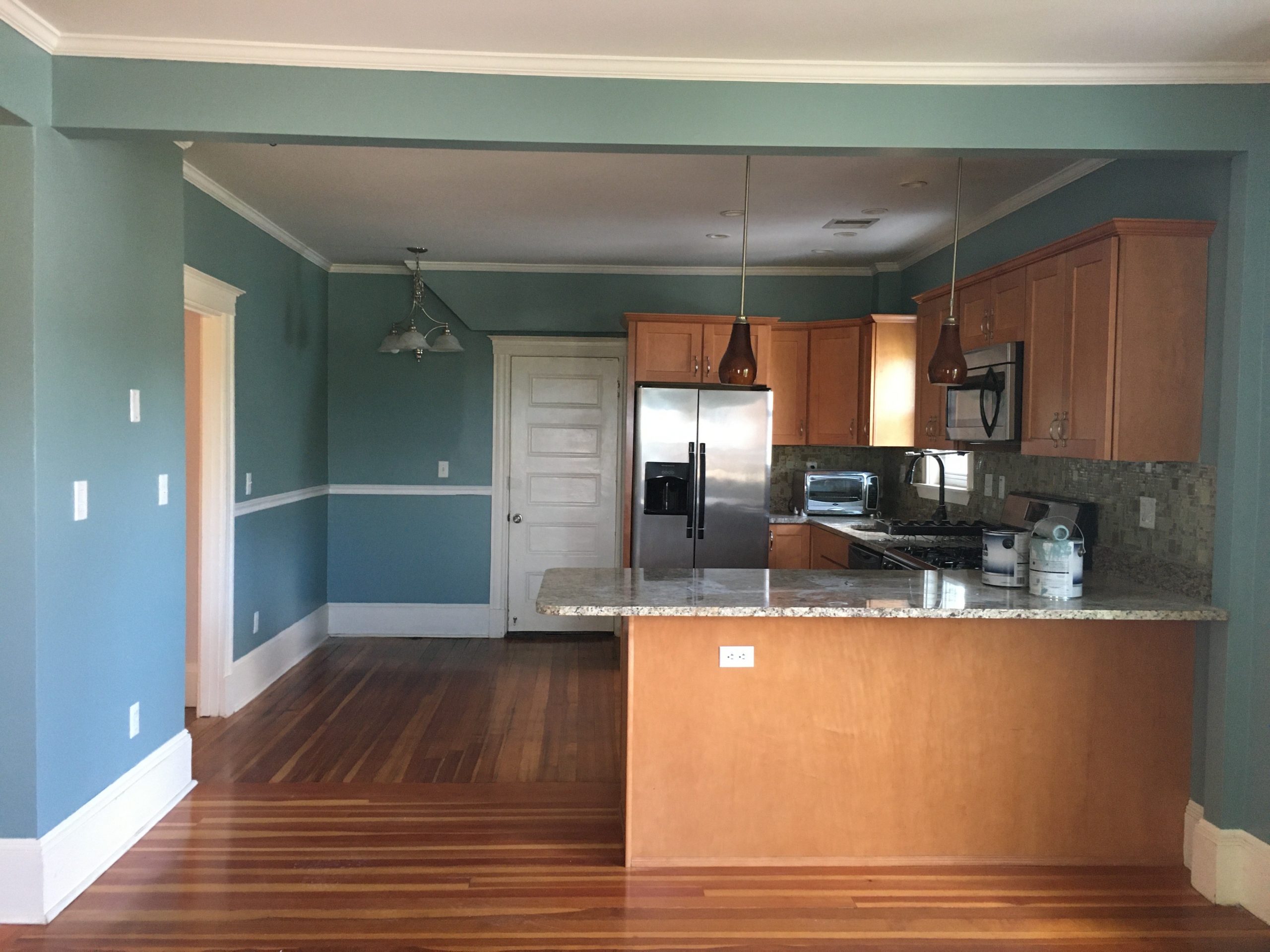 painting project in West Roxbury , Massachusetts