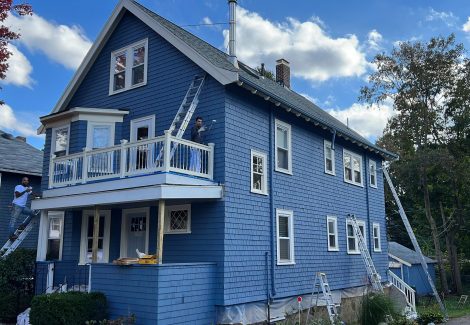 West Roxbury Exterior House Painting Project