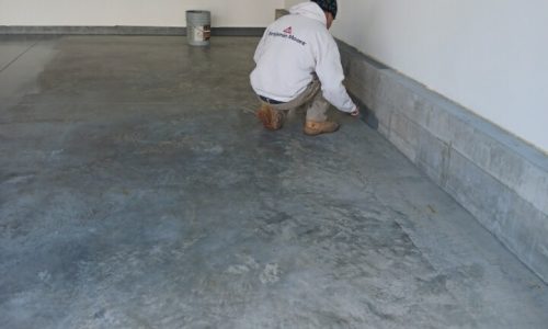 Epoxy garage floor(before)