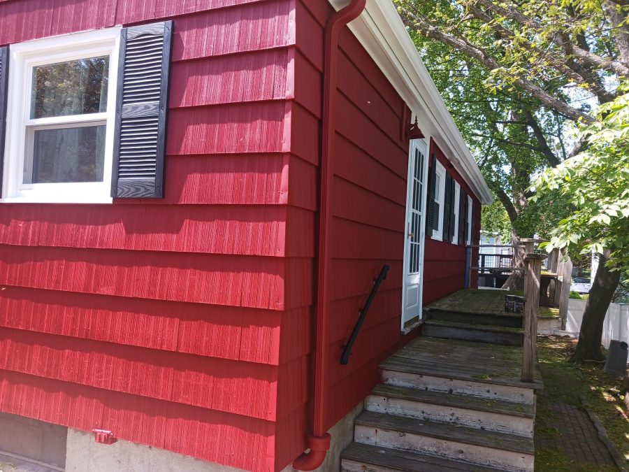 residential exterior home painted red Preview Image 2