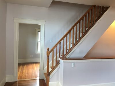 Residential Hallway painting project in west roxbury