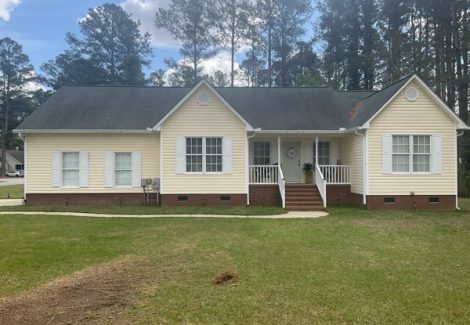 house exterior with beige siding