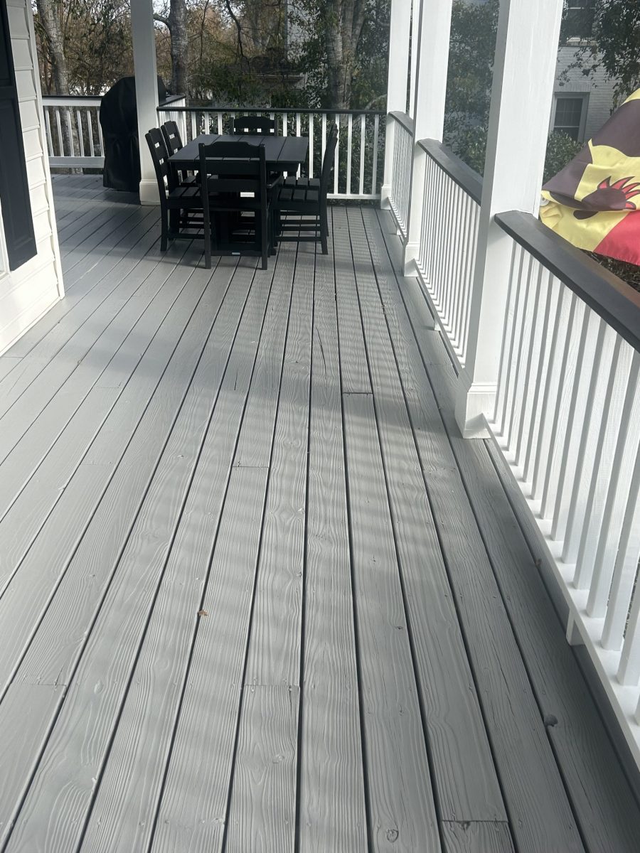 gray painted deck Preview Image 2