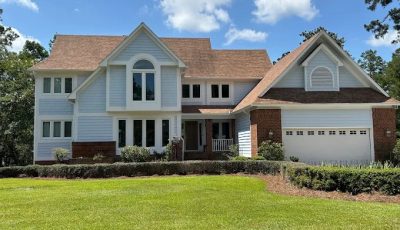 repainted home exterior