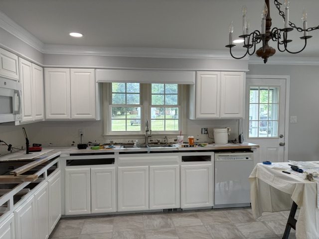 home kitchen with white painted cabinets Preview Image 1