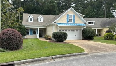 repainted home exterior