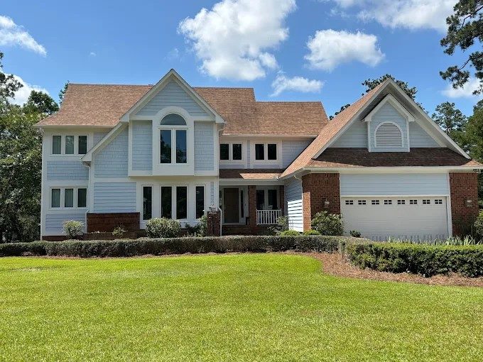 repainted home exterior