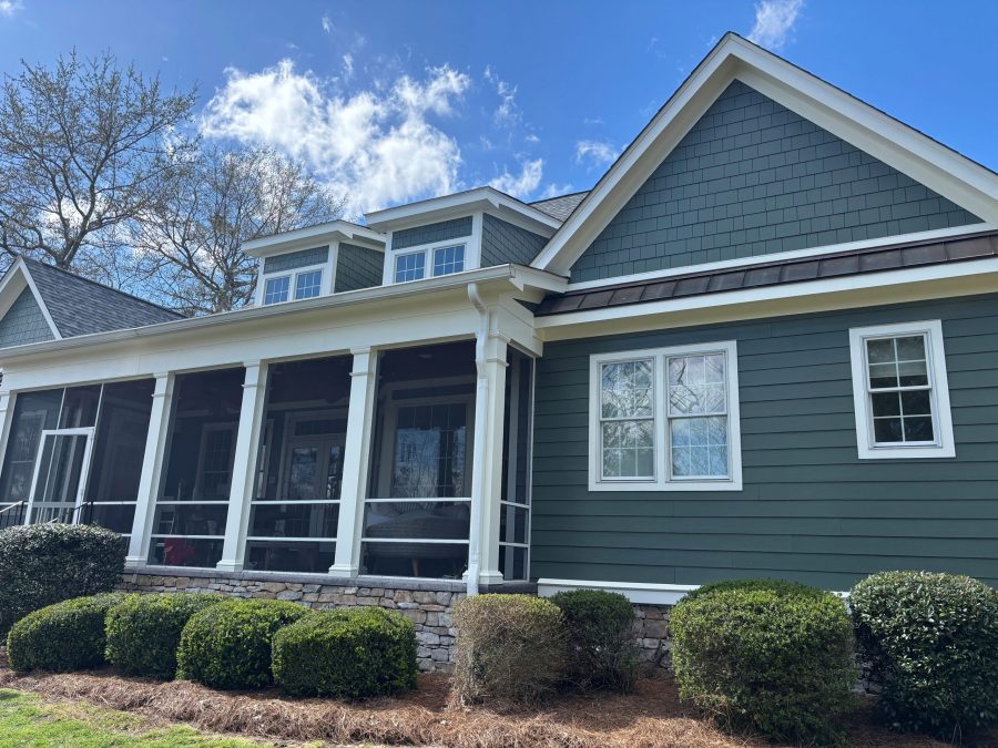 house exterior with green painted siding Preview Image 2