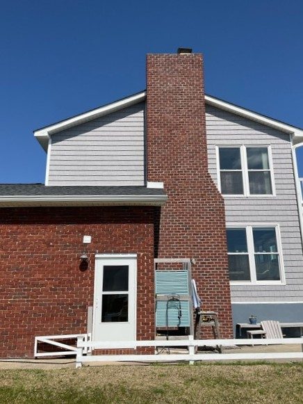 brick and siding home exterior before repaint Preview Image 5
