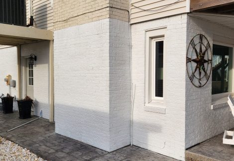 Brick Home Paint Restoration