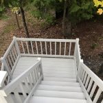 deck stairs painted and repaired