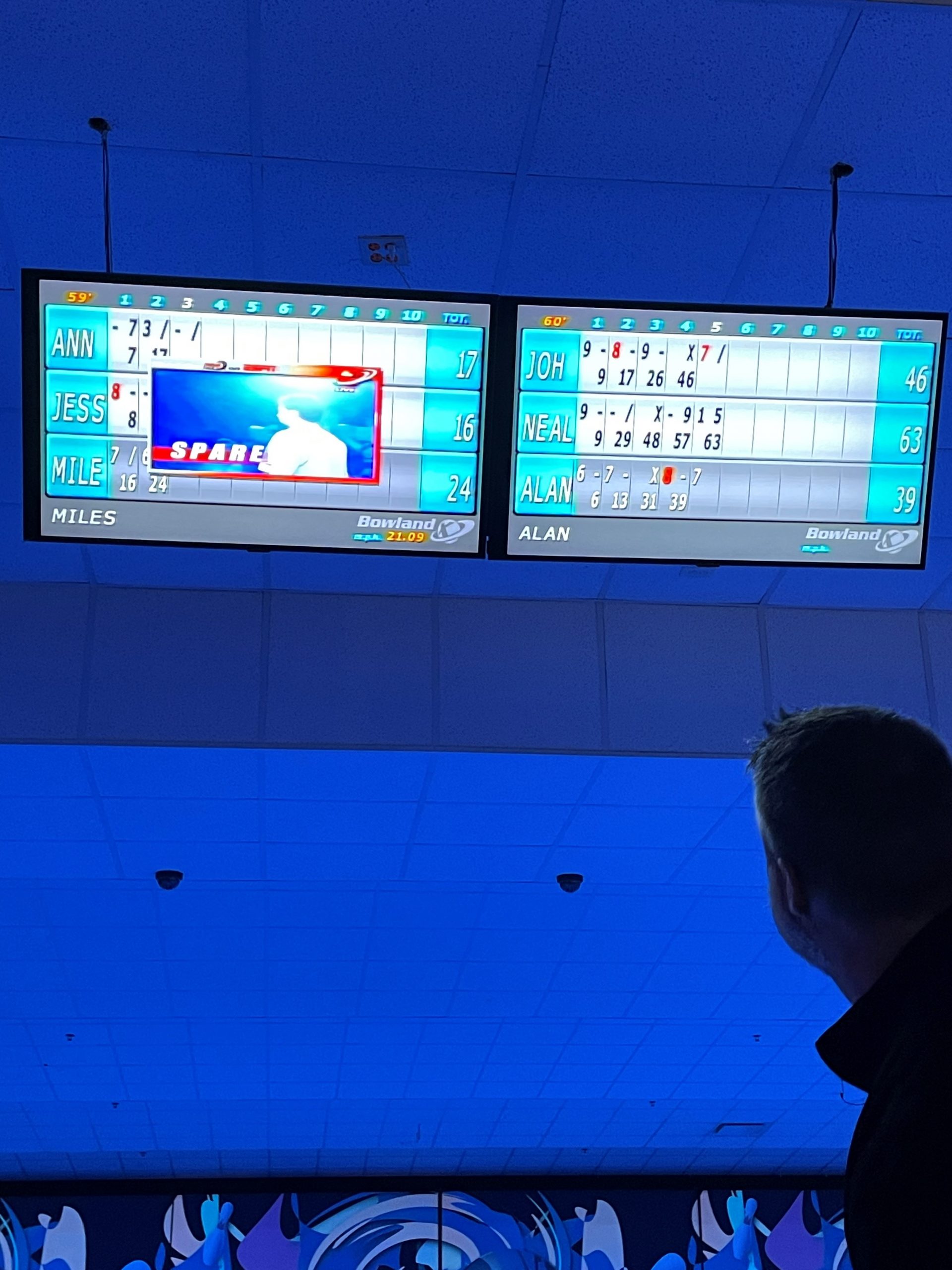 certapro bowling event scoreboard