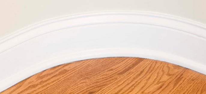 Check out our Vinyl Baseboard Installation